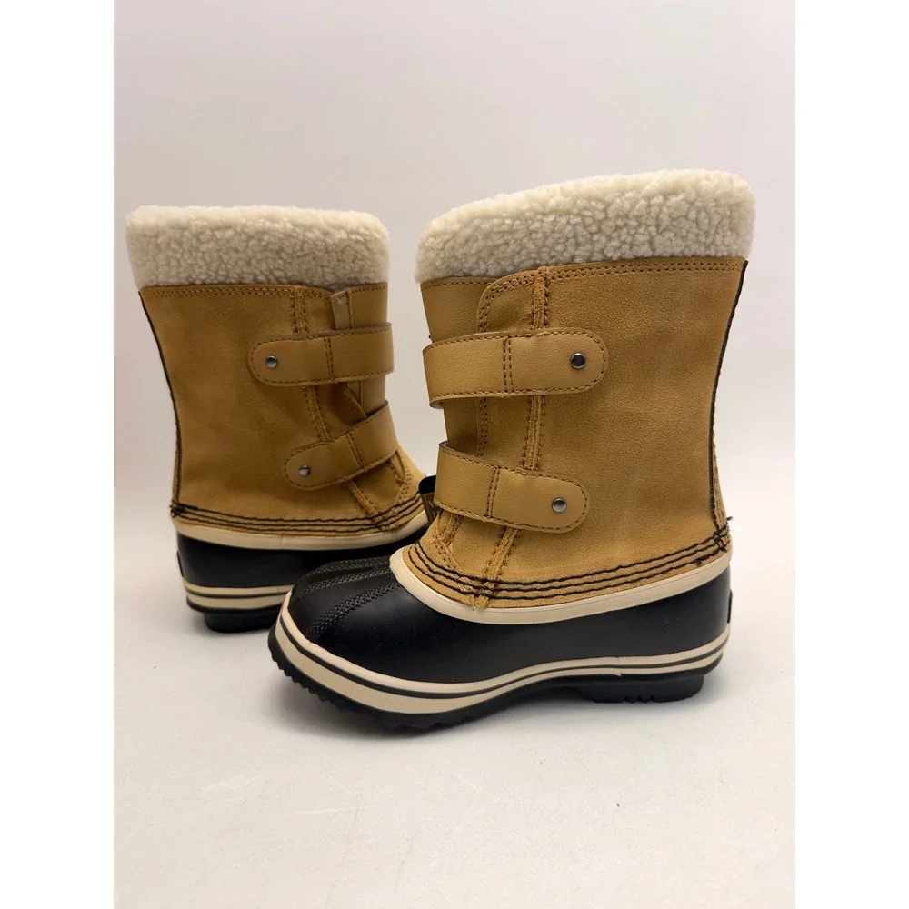 Sorel Childrens 1964 Pac Strap Winter Boots Kids 12, EU 29 Curry NC 1876-373